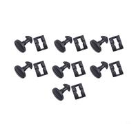 Solaughguy Juego de 14 piezas de ajuste de cubierta de ojo de remolque delantero y clips de inserción de acoplamiento compatibles con Discovery 3 2005-2009 molduras exteriores y kit de repuesto de