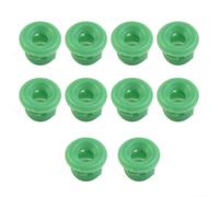 Solaughguy Juego de 20 clips y ojales para moldura de faldón de umbral lateral para BMW E36 E46 E90 E91, color verde y blanco PA6