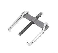 Solaughguy Kit de extractor de rodamientos ajustable de 2 mordazas, profundidad de sujeción de 4 pulgadas, pasador eyector giratorio tratado térmicamente, garras de metal ultrafinas de alta