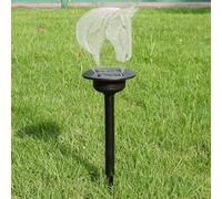 Solaughguy Luces solares de camino al aire libre, luces LED solares de jardín para patio, entrada, patio, pasarela, paisaje decorativo impermeable para iluminación para césped y cama de flores (C)
