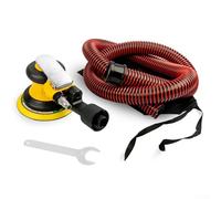 Solaughguy Máquina de encerado de pulido neumático para chorro de arena, amoladora neumática de 125 mm 13500 rpm con escape trasero, compatible con discos de esponja de papel de lija (B)