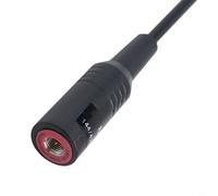 Solaughguy NA-701 de doble banda 144/430MHz con conector macho, ganancia de 2.15dB, impedancia de 50 ohmios, compatible con Yaesu -6R/-7R/FT-60R, Kenwood, para ICOM y
