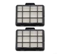 Solaughguy Paquete de 2 filtros de repuesto para aspiradora Eureka NEN186BL sin bolsa, filtración de capa de fibra, negro/blanco, 11,5 x 9,4 x 3 cm (4,52 x 3,70 x