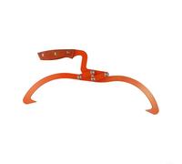 Solaughguy Pinzas de troncos resistentes de acero inoxidable para manejo de leña, gancho de agarre seguro, arrastre de hasta 330 libras, herramienta de patio al aire libre, naranja 8/13/20 (13