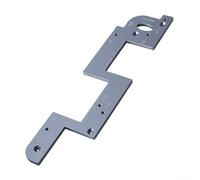 Solaughguy Plantilla de ranura para manija de puerta de gabinete de aleación de aluminio para corte de ranura incrustada invisible, herramienta de instalación de armario, cocina y muebles, apta para