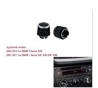 Solaughguy Pomo de control de volumen para E90, E81, E82, E87, E88, perilla de ajuste del interruptor de audio del reproductor central, material ABS, para una fácil instalación, compatible con 3