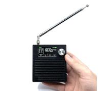 Solaughguy Receptor SI4732 con controlador ESP32-S3, pantalla IPS HD de 0.9 pulgadas, batería de 3000 mAh, integrado para circuitos Hi-Z y auriculares, para (barra de tracción)