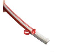 Solaughguy Rodapié de PVC 3D, 12 mm x 9 mm, tira de decoración de esquina de pared impermeable para mejoras del hogar, longitud del metro (gris)