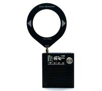 Solaughguy SI4732 Receptor con controlador ESP32-S3, pantalla IPS HD de 0.9 pulgadas, batería de 3000 mAh, integrado para circuitos Hi-Z y auriculares, para (negro para anillo)