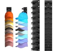 Solaughguy Soporte autoadhesivo para colgar en la pared, paquete de 2 unidades, sin necesidad de taladrar, con capacidad para hasta 20 sombreros, para armario, puerta, dormitorio, organización, ahorro