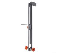 Solaughguy Soporte de nivel ajustable para nivel, colgador de pared de acero inoxidable con escala grabada, longitud total de 450 mm, diseño de doble extremo, compatible con