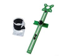 Solaughguy Soporte de ranura de fresado 4 en 1 para carpintería, plantilla de corte circular ajustable de 3.5 a 24 pulgadas con medidas métricas e imperiales, (B)