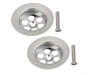 Solaughguy Tapón de fregadero para lavabo, repuesto para rejilla de desagüe, cáliz de válvula de acero inoxidable de 70 mm de diámetro, tamiz de repuesto para válvulas de tapón de fregadero, con