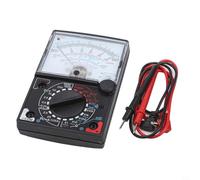 Solaughguy YX 360TRN - Multímetro analógico para pruebas eléctricas y educación: voltaje CC/CA de precisión, medición de corriente y resistencia, metal y plástico robusto