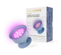 Solawave Adiós al acné | Dispositivo de terapia de luz azul y roja para cara y cuerpo | Varita facial LED que reduce la apariencia de enrojecimiento, espinillas, granos e imperfecciones | Calma la