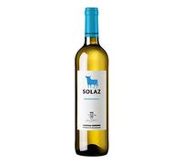 Solaz Vino blanco D.O. Tierra de Castilla Vino variedad uva 100% Chardonnay - 1 botella de 75 cl