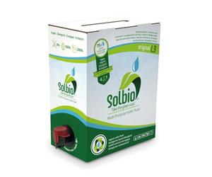 Solbio Líquido sanitario original para inodoro de camping, 3 l, 100% orgánico y vegano, aditivo sanitario biodegradable con aroma a eucalipto, pino y menta