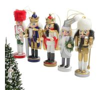 Soldado Cascanueces - Clásico, Figura | Muñeca Redcoat Nutcracker Soldado, Detalle de Madera navideña Tradicional, Figura Coleccionable, artículo Decorativo para la Pieza de la casa, Sala de