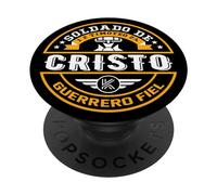Soldado de Cristo Dios Guerreo Fiel, fiel soldado de Jesús PopSockets PopGrip Adhesivo