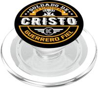 Soldado de Cristo Dios Guerreo Fiel, fiel soldado de Jesús PopSockets PopGrip para MagSafe