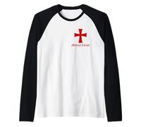 Soldado de Cristo - Milicia del Templo Camiseta Manga Raglan