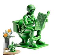 Soldado De Juguete - Resina De 2,76 Pulgadas | Hombres Del Ejército Verde | Estatua De Soldado En Miniatura | Regalo De Decoración Del Hogar Que Proporciona Coleccionables Lúdicos Detallados Para Niño