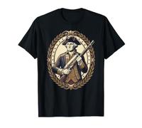 Soldado de la Guerra Revolucionaria Americana Mosquete 1776 Historia Camiseta