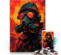 Soldado en la Guerra roja Rompecabezas para Adolescentes 1000 Piezas Juegos Divertidos para la Familia Decoración artística del hogar 38x26cm