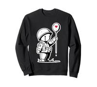 Soldado tierno con Globo de corazón Cartoon Sudadera