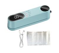 Soldador al vacío de viaje, herramienta de envasado de bolsas de alimentos inalámbricas, sellador al vacío recargable para conservación de alimentos, para dormitorio hotel restaurante apartamento