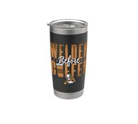 Soldador antes del café Metalúrgico Soldadura Amante del café Soldador Vaso térmico de acero inoxidable de doble pared