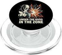 Soldador Casco Chispas Enfoque Taller Diseño PopSockets PopGrip para MagSafe