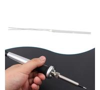 Soldador de 220 V con núcleo de cerámica y control de temperatura variable para aficionados, técnicos e instituciones educativas (60 W)