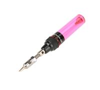 Soldador de Butano Recargable Inalámbrico, Soplete de Gas Portátil con Punta Iso-Tip para Soldadura Precisa en Electrónica - Rojo 8ml