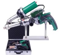 Soldador de extrusión manual, kit de soldador de extrusión de plástico portátil, pistola soldadora de plástico de aire caliente, máquina soldadora extrusora de soldadura de vinilo