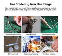 Soldador de Gases tipo rotulador portátil T100, soldadura multifuncional, hierro ajustable con temperatura inflable