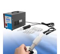 Soldador de plástico ultrasónico,28 KHz con cabezales de soldadura de 10 piezas,máquina de soldadura por puntos de plástico de alta frecuencia portátil,for profesionales y entusiastas del bricolaje