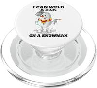 Soldador de Soldadura I Can Weld A Dick On A Snowman PopSockets PopGrip para MagSafe