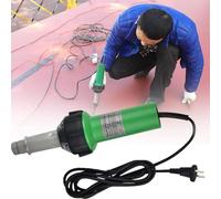 Soldador de techos, pistola de soldadura de PVC, soldador de plástico de aire caliente de 1600 W, regulación de temperatura continua 40-600 ℃ Kit de soldador de plástico