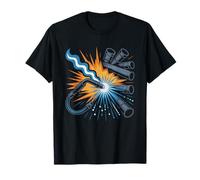 Soldador De Tubería Soldadura Silueta Pipeliner Camiseta