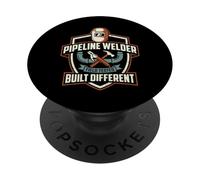 Soldador de tuberías Field Tested Built Different PopSockets PopGrip Adhesivo