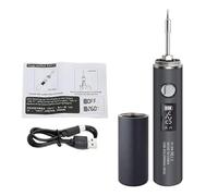 Soldador eléctrico - Ajuste de 5 niveles, kit de soldadura digital con control de luz LED de precisión, herramienta de soldadura, montaje de placa de circuito, pruebas de componentes para proyectos de