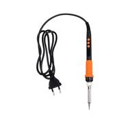 Soldador Eléctrico con Calefacción Interna de 90 W, Pantalla Digital LED con Interruptor de Control de Temperatura, Enchufe UE Naranja