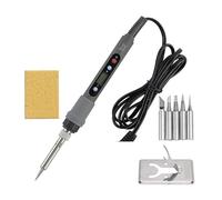 Soldador eléctrico, pantalla Digital de temperatura ajustable de 80W con interruptor, Kit de herramientas de reparación de calor for soldadura, herramientas de soldadura(3)