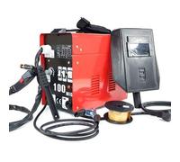 Soldador hilo contínuo MIG-100 SIN GAS Máquina soldar ventilada con accesorios incluidos