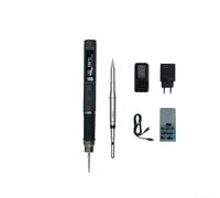 Soldador inalámbrico con pantalla digital, herramienta portátil de soldadura de temperatura constante para reparación de electrónica, pluma de calentamiento rápido con batería recargable (P115)