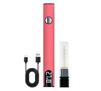 Soldador inalámbrico, kit de soldadura de soldador - pantalla digital LED, bolígrafo de herramienta de calentamiento rápido y recargable para reparación electrónica control de precisión mejorado