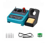 Soldador inalámbrico portátil de 18 V 20 V con control de temperatura digital para reparación de montaje electrónico y proyectos de bricolaje que requieren movilidad (C)