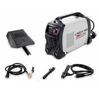 Soldador Inverter Profesional 300A - 15 KVA, Tecnología IGBT, Corriente Continua DC MMA, Pantalla, Incluye 2 Electrodos, Careta, Cepillo, Piqueta, Pinza Porta Electrodo Negativo