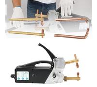 Soldador Inverter Soldadora por puntos eléctrica de 2,0 + 2,0 mm, herramienta portátil para reparación de chapa metálica, con puntas de pistola y brazos de electrodos reemplazables para acer